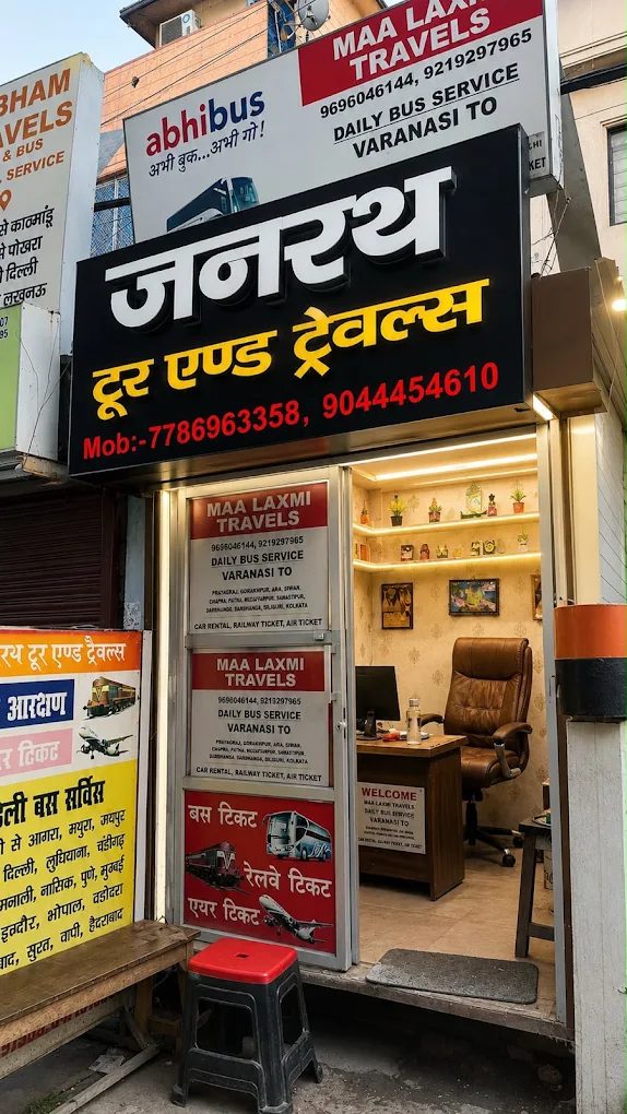 Janrath Tour & Travels office, Varanasi Cantt