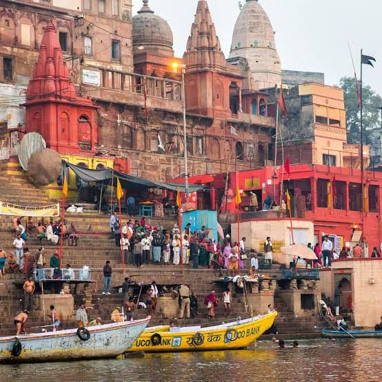 Boats at Varanasi Ghat